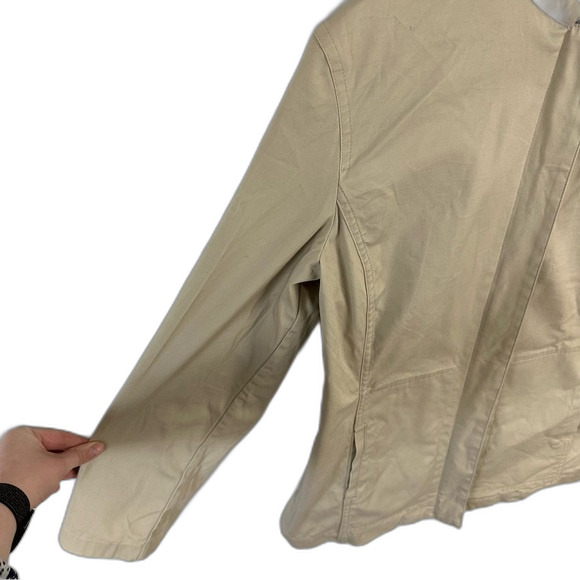 Brooks Brothers 346 Khaki Zip-Up Jacket Size 10 - Picture 5 of 15